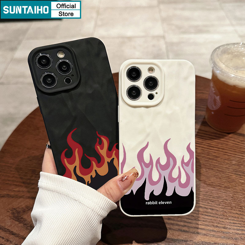 Ốp Lưng iPhone Suntaiho Họa Tiết Ngọn Lửa 8