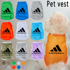 Áo Vest Thú Cưng Với Họa Tiết Đặc Biệt, Máy Có Thể Giặt Được, Vải Mềm, Quần Áo Thú Cưng Không Tay Thoải Mái Và Thoáng Khí Cho Mùa Xuân Hè, Thích Hợp Cho Chó Nhỏ Và Vừa Mèo