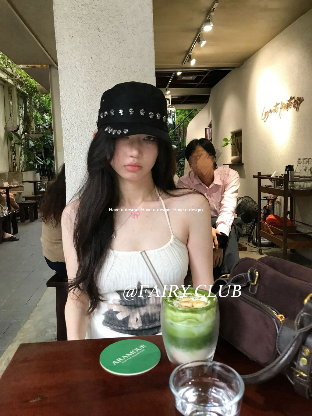 Mũ bóng chày phong cách Hàn Quốc, đục khoét rivet đầu phẳng xương, thời trang đường phố
