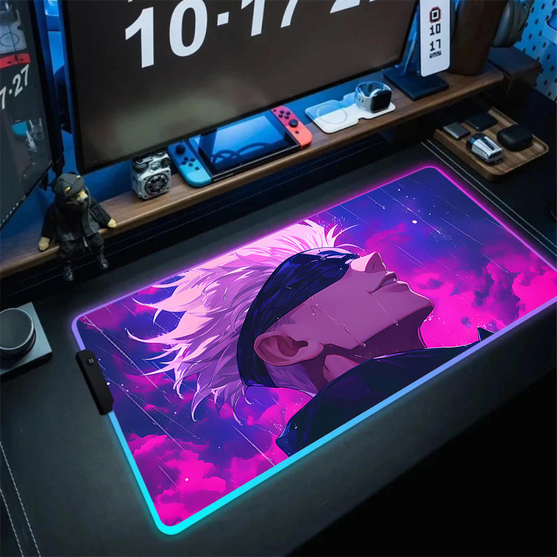 Set 104 Keycaps Traslucidi RGB Jujutsu Kaisen Gojo Satoru - OEM, Alti, In Scatola