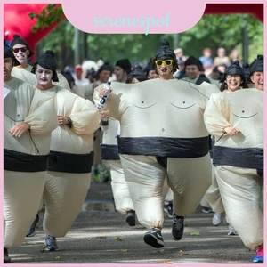 Trang phục Sumo bơm hơi sáng tạo cho trẻ em và người lớn làm cho niềm vui mỗi dịp