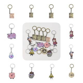 Gravity Falls Charming Pig Character Móc khóa 3.7cm Hợp kim có thể tùy chỉnh Mục sưu tập