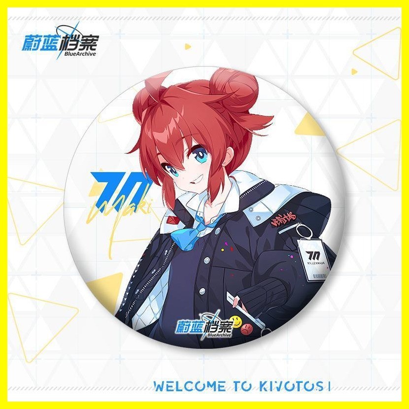 [Zoci] Huy hiệu Blue Archive Takanashi Hoshino Blue Archive Hàng hóa Huy hiệu Du lịch Chim Hoshino Bar Trâm Kashiko Shiroko Kurosaki Hina Anime Huy hiệu Sunaokami Shiroko