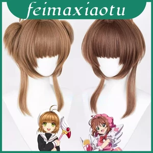 Cosplay Tóc Giả Cao Cấp Dành Cho Nữ Lấy Cảm Hứng Từ Kinomoto Chịu Nhiệt Sakura