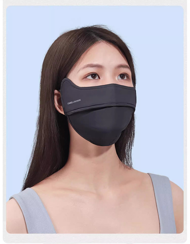 Mô tả Mặt nạ chống nắng nữ CAMEL CROWN Mặt nạ chống nắng 3D Stereo Mặt nạ che nắng thể thao đi xe đạp nhỏ - 12