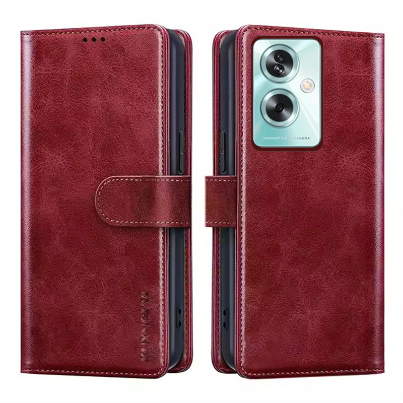 Ví Ốp Điện Thoại Cho OPPO A79 5G Có Đựng Thẻ Đế Da Lật Từ Tính Bảo Vệ Vỏ Chống Sốc OPPO A79 5G