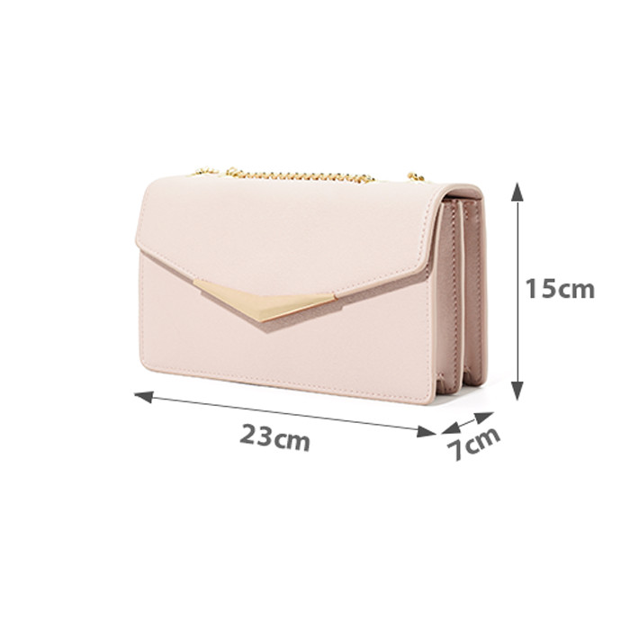 Mô tả Túi Xách Nữ Thời Trang JUNO Cỡ Nhỏ Đeo Chéo Nắp Gập TXN420 - 1