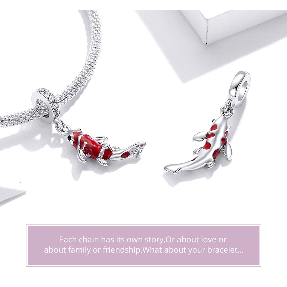 Mô tả Bamoer Hạt Charm Động Vật Series Phụ Kiện Thời Trang Thích Hợp Cho Vòng Tay Vòng Cổ AIC02 - 7