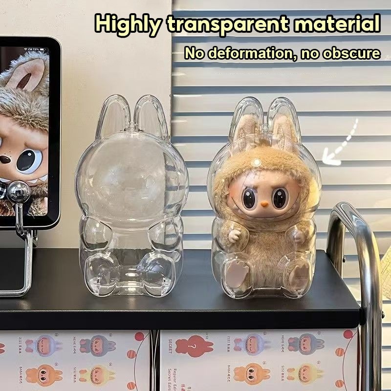 Hộp đựng búp bê Acrylic V3 V2 V1 Di động chống nước chống bụi Vỏ HD Hộp bảo vệ trong suốt Vinyl Hình Mặt dây chuyền Túi không có búp bê