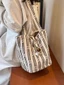 Mùa Hè Dung Tích Lớn Vải Phong Cách Mới Xô Chữ Tình Yêu Vải Lanh Cotton Tote Túi Vải Đi Lại Túi Nữ Một Vai