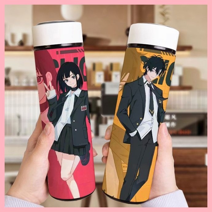 Cốc Nước Giữ Nhiệt Liên Kết Cốc Click Charles Lucas Jo Emma Time Agent Smart Thermos Cup Công Suất Lớn Thép Không Gỉ Di Động Giá Trị Cao Hiển Thị Nhiệt Độ Hoạt Hình Cốc Nước Ngoài Trời