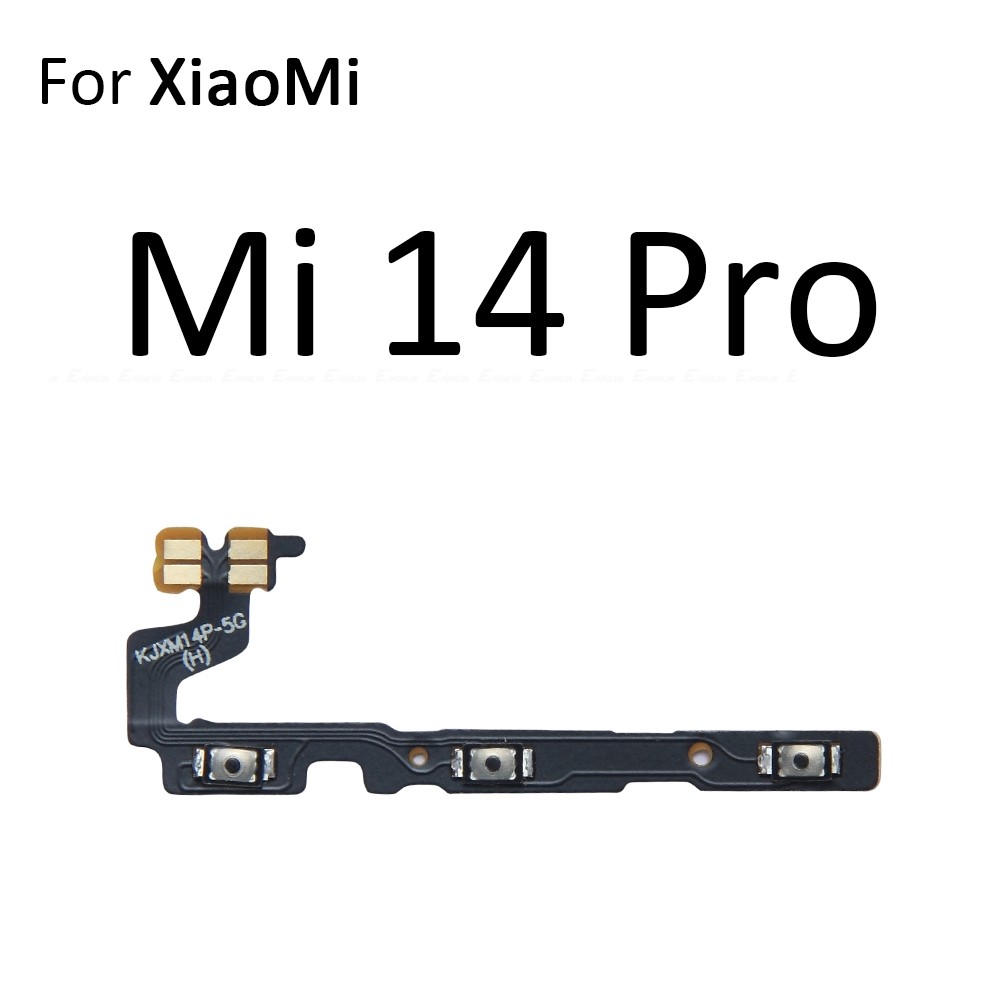 Tắt Tiếng Công Tắc Phím Nguồn BẬT TẮT Nút Âm Lượng Điều Khiển Cáp Mềm Cho Xiaomi Mi 12 12X 12S 12T 13 13T 14 14T Civi 4 Pro Ultra Lite Thay Thế Các Bộ Phận