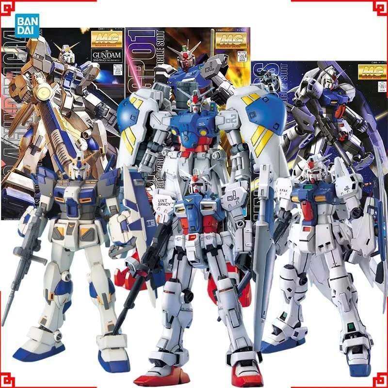Bandai am Model MG RX-78 GP01 Zephyranthes GP02A GP03S G04 Action ...