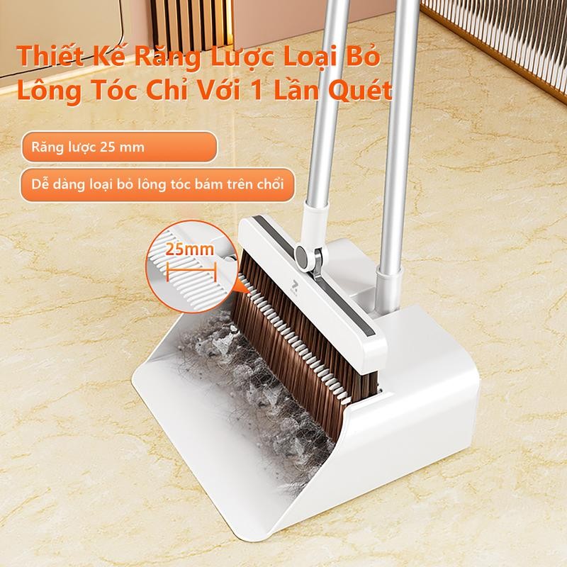 Mô tả Bộ Chổi Quét Nhà Thông Minh Kèm Hốt Rác Gạt Nước C3 Bộ Dụng Cụ Vệ SInh Zolele - Chính Hãng - 4