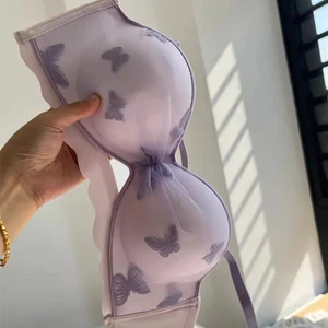Đồ lót nữ thêu gợi cảm chất lượng cao áo ngực nữ đẩy không dây thoải mái