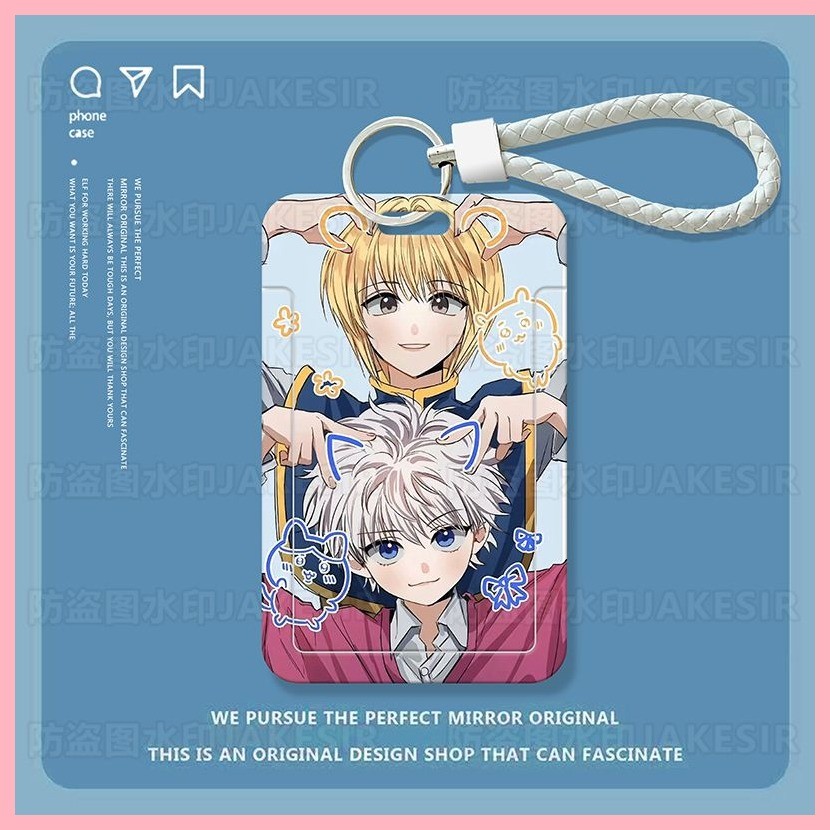 Hộp đựng thẻ ID Hộp đựng thẻ bảo vệ HUNTER x HUNTER GON · FREECSS Killua Zoldyck Kurapika Hisoka HUNTER Toàn thời gian Anime Hộp đựng thẻ trượt học sinh Thẻ thực phẩm Thẻ xe buýt ID Vỏ bảo vệ Kiểm soát truy cập Thẻ trường