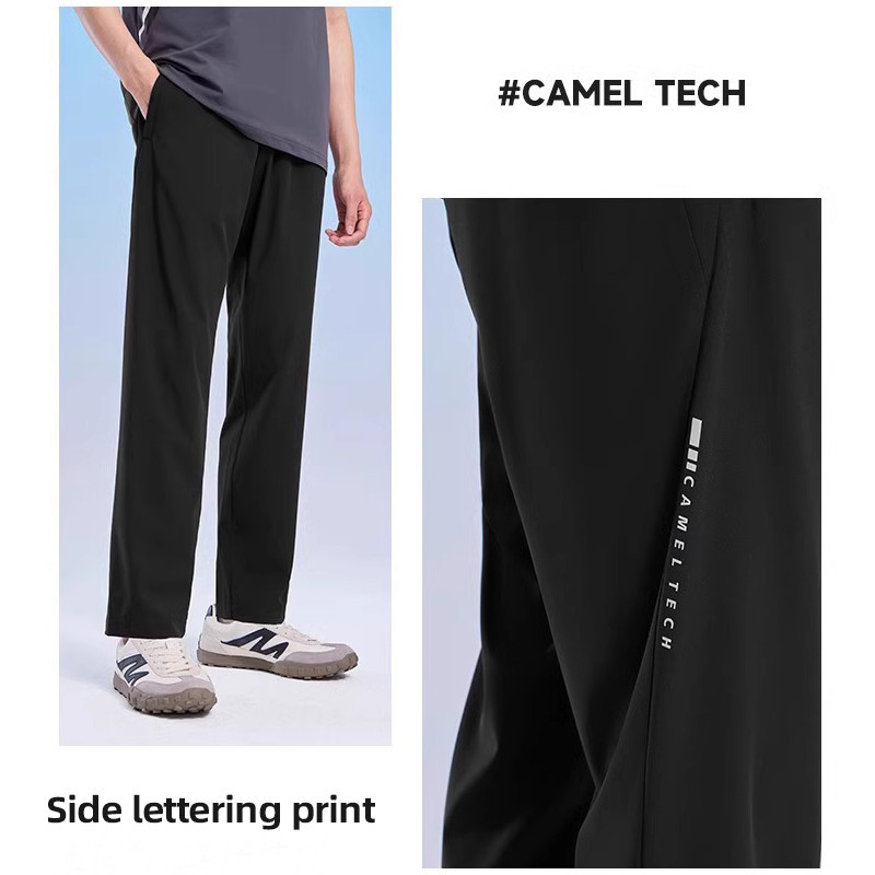 Mô tả Camel CROWN Quần Rời Thẳng Cho Nam Nữ Ngoài Trời Thoáng Khí Thể Thao Thường Ngày Quần Khô Nhanh - 2