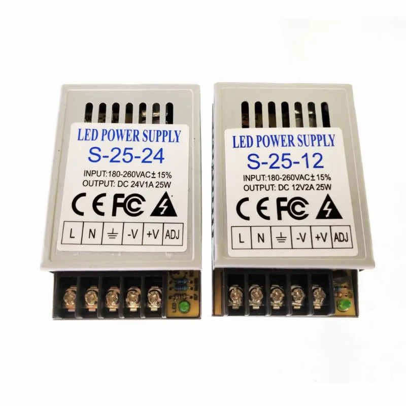 Còn hàng Siêu Mỏng DC 12V 24V 25W DC Nguồn Điện Slim Switching Led ...
