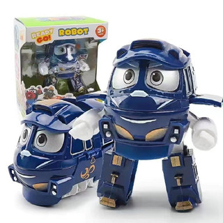 Robot Trains Transformation Anime Figures PVC RT Kay Alf Duck Selly Train Car Robot Toys Kids Gift