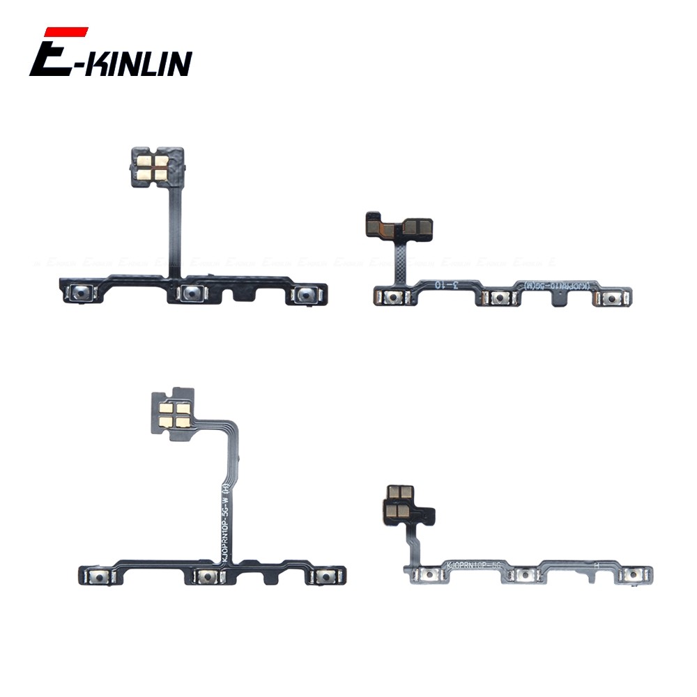 Tắt Tiếng Công Tắc Chìa Khóa Nguồn Cho OPPO Reno 9 10 11 12 Reno9 Reno10 Reno11 Reno12 Pro Plus F BẬT TẮT Nút Âm Lượng Điều Khiển Cáp Mềm Thay Thế Các Bộ Phận