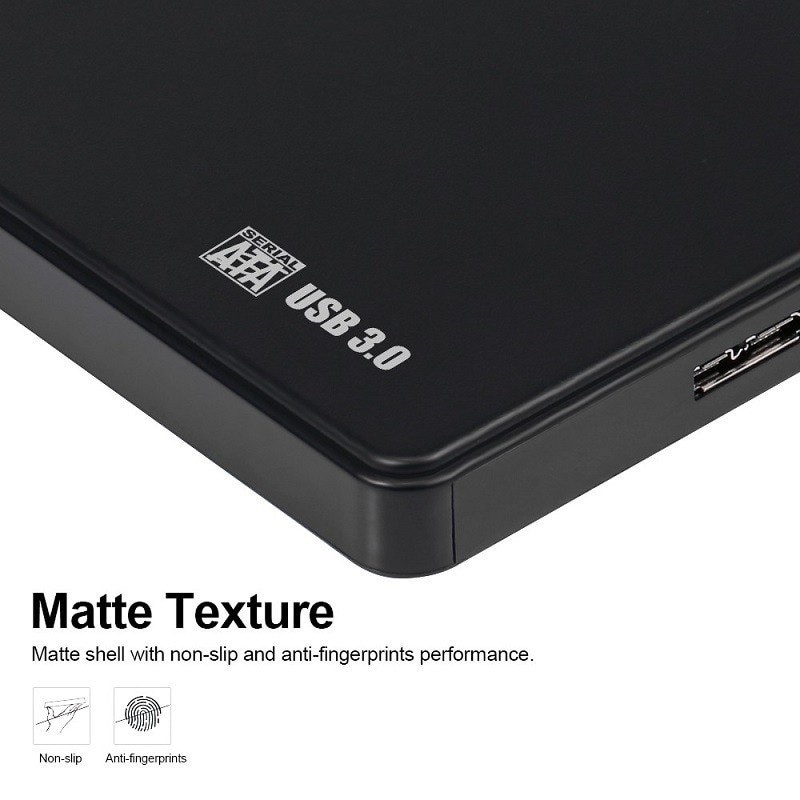 Vỏ SSD SATA HDD gắn ngoài USB 3.0 đến 2.5 Inch 5Gbps cho điện thoại thông minh máy tính xách tay PC