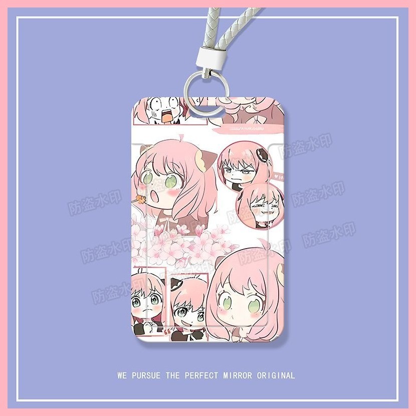 Hộp đựng thẻ ID Hộp đựng thẻ bảo vệ SPY x FAMILY Twilight Anya Forge Yor Forge Bond Forge SPY Nhà chơi Arnia ID Hộp đựng thẻ xe buýt Thẻ sinh viên Thẻ bữa ăn Thẻ nước Hộp bảo vệ thẻ trường