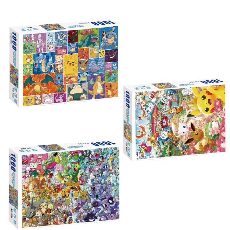 Thử thách Pokemon Ravensburger Ghép hình 1000 miếng Đồ chơi giáo dục sớm