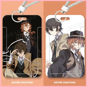 Hộp Đựng Thẻ Bảo Vệ Thẻ Bungo Đi Lạc Chó Nakahara Chuuya Dazai osamu Ryunosuke Akutagawa Bungo Đi Lạc Chó Hàng Hóa Anime Sinh Viên Thẻ Trượt Thẻ Bữa Ăn Thẻ Xe Buýt ID Vỏ Bảo Vệ Thẻ Kiểm Soát Truy Cập Nữ