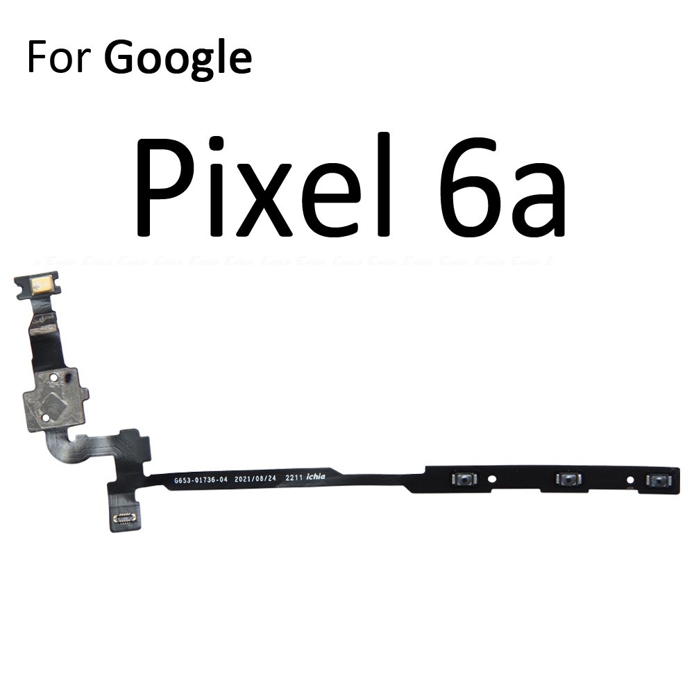 Dành Cho Google Pixel 6 7 8 9 Pro XL 7a 6a 8a Công Tắc Nguồn Bật Tắt Nút Âm Lượng Phím Cáp Mềm Thay Thế Các Bộ Phận