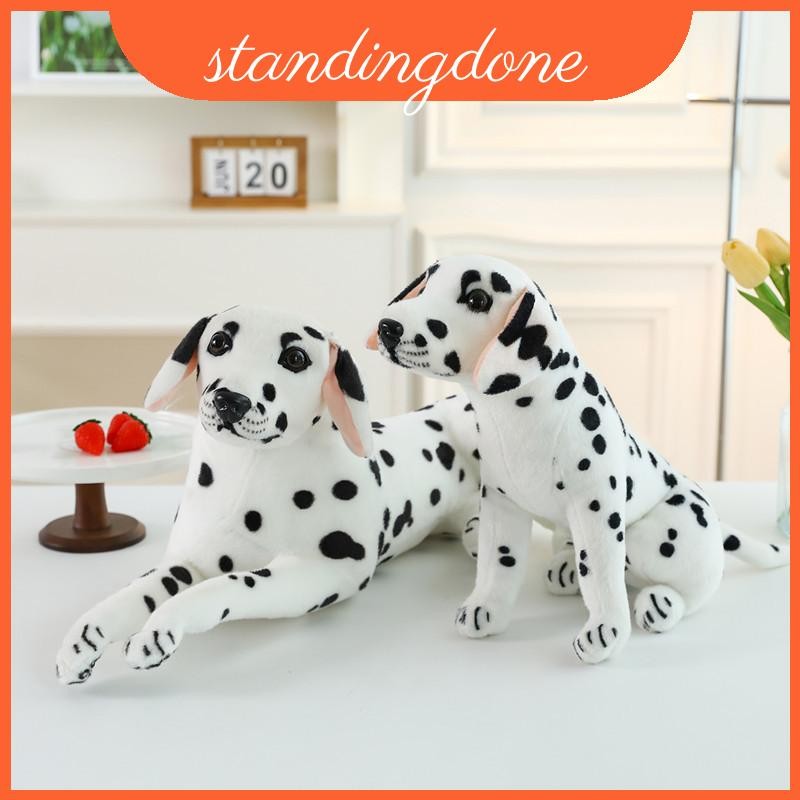 Puppy Sang Trọng Đồ Chơi Thực Tế Mềm Chó Cừu Shar Pei Dalmatian Tai Dài Quà Tặng Cho Chó