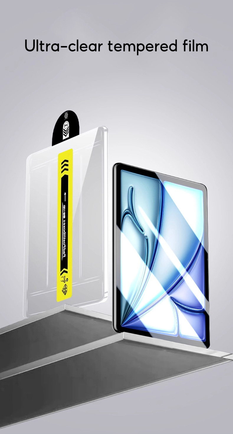 TBTIC Cho Xiaomi Pad 8 7 Pro Kính Cường Lực Bảo Vệ Màn Hình Với Công Cụ Căn Chỉnh 11.2 inch 2024 9H Độ Cứng Chống Trầy Xước Bong Bóng Lắp Đặt Miễn Phí Bảo Hiểm Toàn Diện – ảnh mô tả chi tiết 12