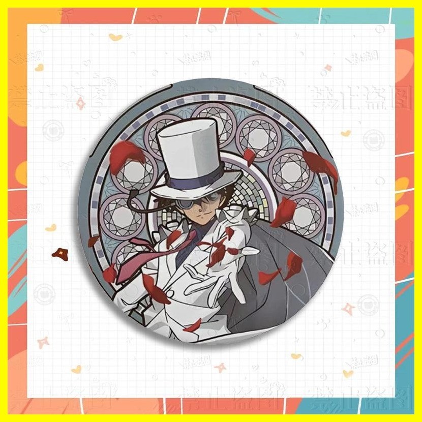 [Zoci] Huy Hiệu Thám Tử Lừng Danh Conan Kudo Shinichi Hoạt Hình Thám Tử Lừng Danh Conan Shinichi Anime Tinplate Huy Hiệu Thanh Đĩa Huy Hiệu Túi Dễ Thương Trang Trí Mặt Dây Chuyền Mouri Ran Hattori Heiji