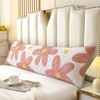 Vỏ gối dài đôi Cotton chống mồ hôi dành cho người lớn Hộ gia đình Gối dài Vỏ lõi 1m1.5m1.8m Vỏ gối mở rộng