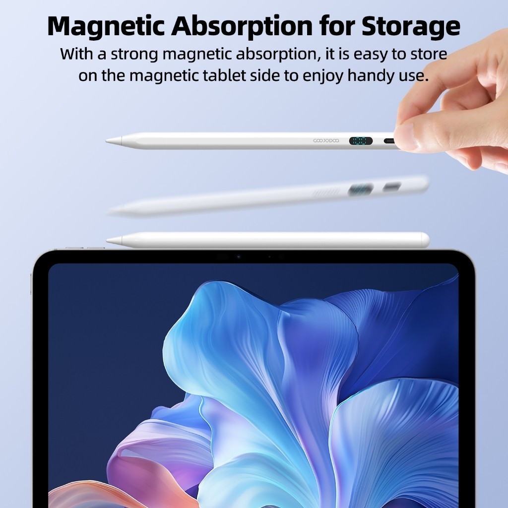 Bút cảm ứng đa năng Goojodoq có màn hình LED hút từ tính cho Xiaomi, Huawe,IPADViên thuốc 2018-2025 – ảnh mô tả chi tiết 3