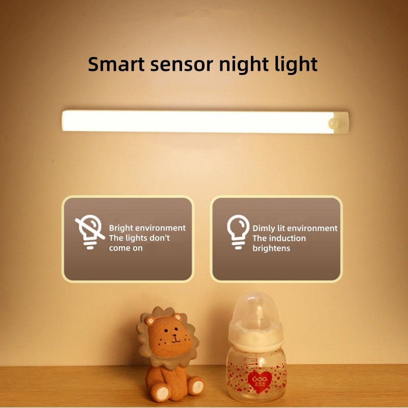 Mô tả Evebot đèn ngủ cảm biến cơ thể người, tuổi thọ pin 100 ngày, lắp đặt từ tính không dây, sạc tiện lợi - 3