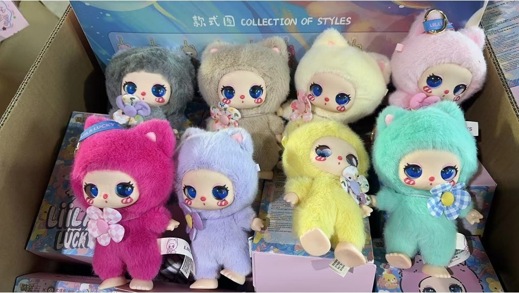 Lila Lucky Cat Blind Box Lila Lucky Cat Đồ chơi sang trọng Liila Zoo có ...