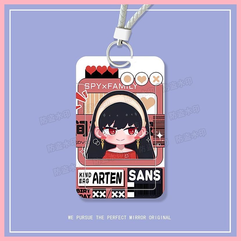 Hộp đựng thẻ ID Hộp đựng thẻ bảo vệ SPY x FAMILY Twilight Anya Forge Yor Forge Bond Forge SPY Nhà chơi Arnia ID Hộp đựng thẻ xe buýt Thẻ sinh viên Thẻ bữa ăn Thẻ nước Hộp bảo vệ thẻ trường