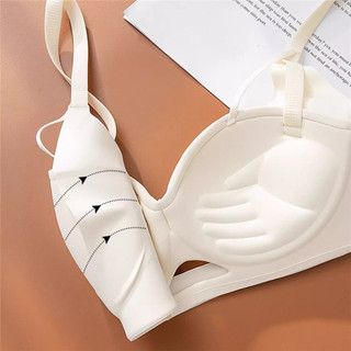 Push Up Áo Ngực Cho Nữ Rỗng Ra Không Dây Quần Lót Xốp Mềm Ngực Nhỏ Thanh Niên Cô Gái Quần Lót