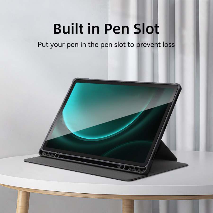 Mô tả Tbtic 720° Xoay Acrylic Cho Samsung Tab Ốp Lưng S10 A9 S9 S8 S7 Plus 11 FE 10.9 12.4 8.7 A8 10.5 X206 S6 Lite 10.4 P620 P610 P615 P613 Da Lật Có Thể Xoay Được Có Thể Điều Chỉnh - 6