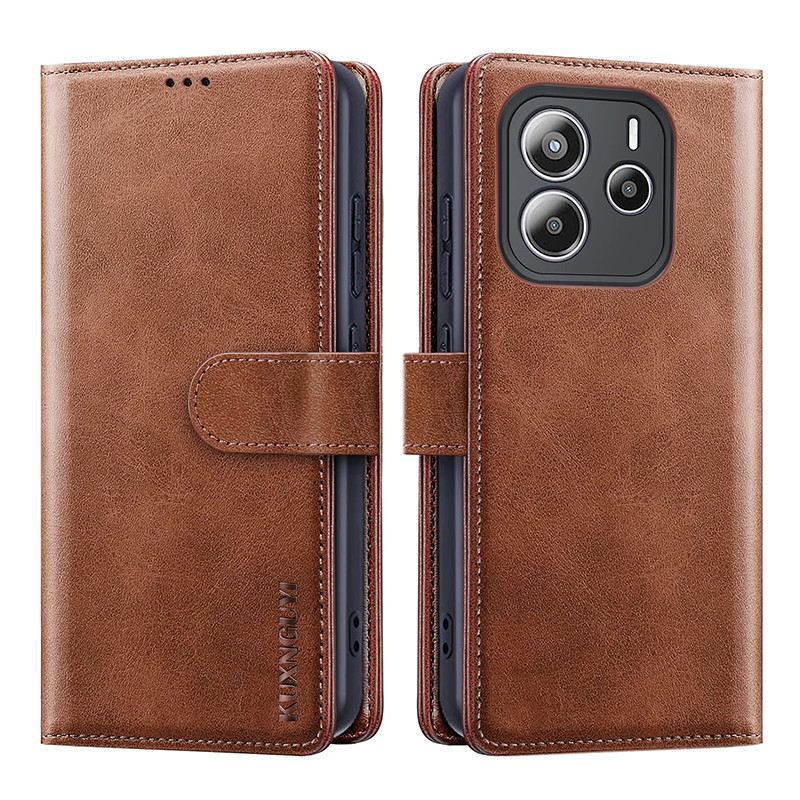 Ốp Ví Cho Redmi Note 14 Có Hộp Đựng Thẻ Da Lật Từ Tính Bảo Vệ Note14 4G Vỏ Điện Thoại Xiaomi Redmi Note 14 5G
