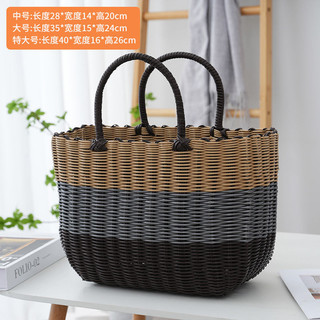 Túi dệt thời trang Túi xách nữ Giỏ mua sắm lớn Giỏ đựng đồ Túi xách để đi chơi mẹ