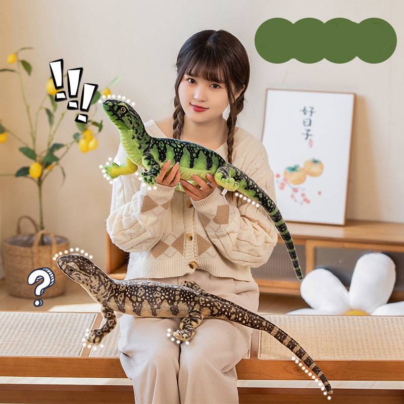 Và Cuddly Mềm Khổng Lồ Thằn Lằn Sang Trọng Búp Bê Thực Tế Lớn Bốn Chân Làm Quà Tặng Tắc kè