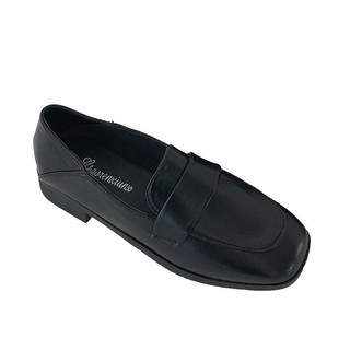 35-43 Size Lớn Nữ Phong Cách Anh Quốc Giày Da Nhỏ Nữ Phong Cách Mới Giày Gót Dày 41 Retro Loafers