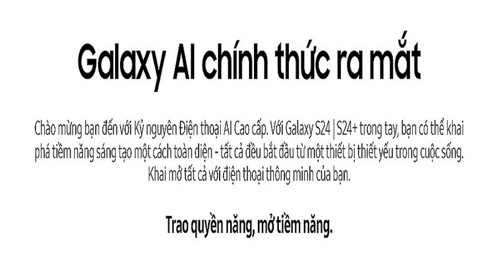 Mô tả Combo Độc Quyền: Điện Thoại Samsung Galaxy S24+ (12GB/512GB) + Đồng Hồ Samsung Galaxy Watch FE - 2
