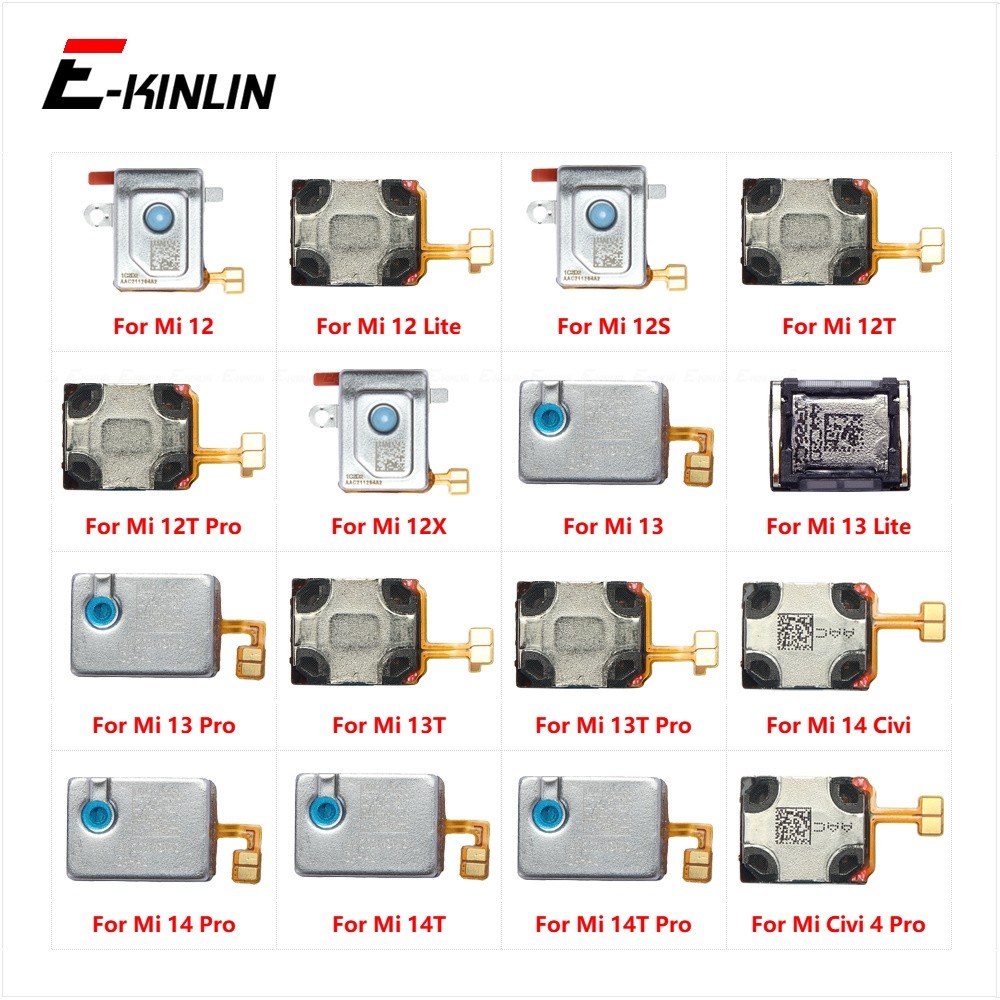 Tai nghe phía trước Tai nghe Loa âm thanh Flex Cable Thu cho Xiaomi Mi 12 12S 12T 12X 13 13T 14 14T Civi 4 Pro Lite Thay thế các bộ phận
