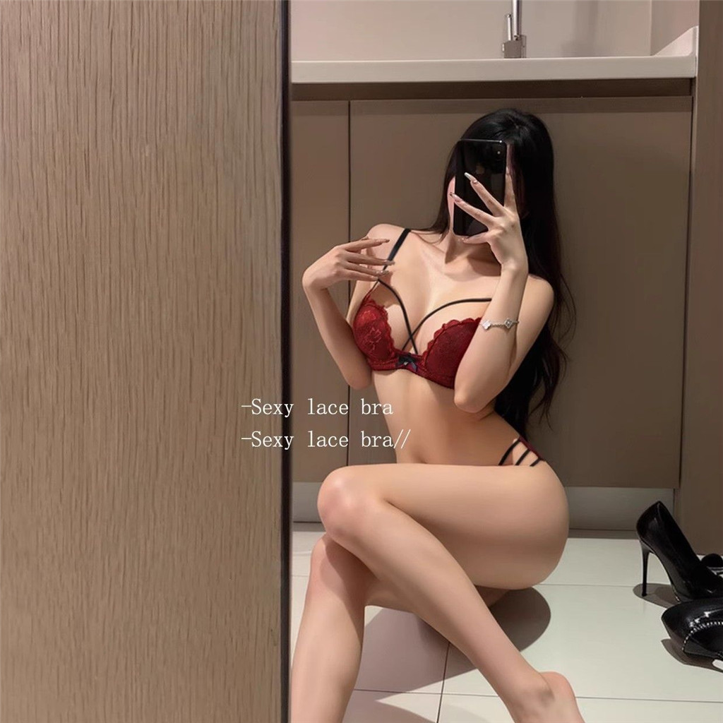 Phong Cách Mới Ren Gợi Cảm Lưng Đẹp Quần Lót Nữ Phù Hợp Với Ngực Nhỏ Tập Hợp Vòng Thép Mềm Top Áo Ngực