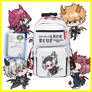Schoolbag Blue Lock Isagi Bachira Nagi Blue Prison Blue Chain Anime Hàng hóa Hai chiều Nam Nữ Sinh Ba lô hợp thời trang Ba lô đi học