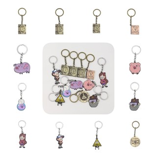 Gravity Falls Charming Pig Character Móc khóa 3.7cm Hợp kim có thể tùy chỉnh Mục sưu tập