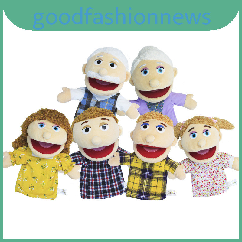 Đồ chơi búp bê sang trọng có chủ đề kỳ lân mở miệng Full Family Hand Puppet dành cho trẻ em