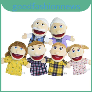 Đồ chơi búp bê sang trọng có chủ đề kỳ lân mở miệng Full Family Hand Puppet dành cho trẻ em